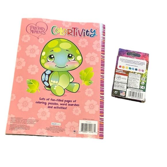 Precious Moments Little Pets Jumbo Coloring & Activity Book | Kids Fun Gift USA - Picture 2 of 5